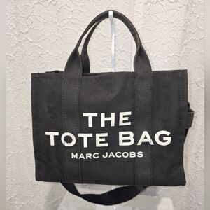 Marc Jacobs Black Canvas Tote Bag